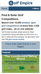 Mobile Screenshot of golfempire.co.uk
